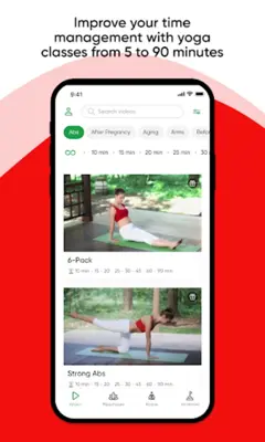 Yoga Club – online yoga videos android App screenshot 6